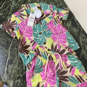 hawaii shirt and short set